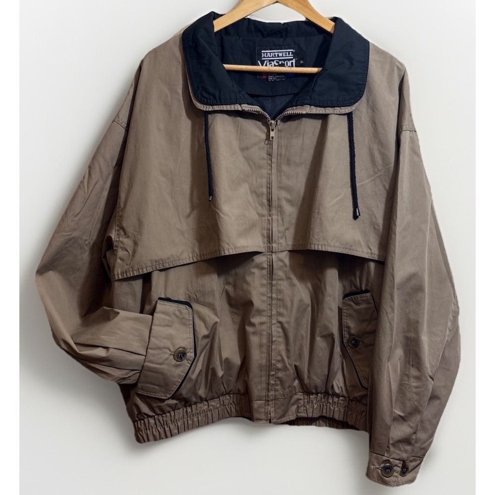 VTG Hartwell Viasport S/5250 Earth Vented Full‎ Zip Jacket Men's XL Korea